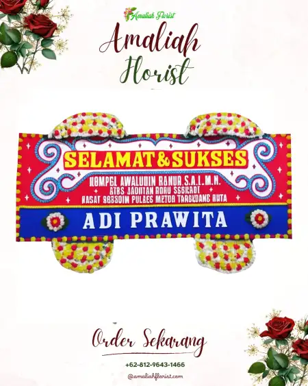 Papan Bunga Ucapan Selamat Wonomerto